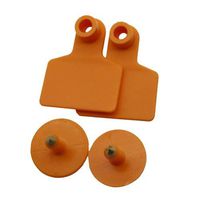 VistorHies - 100 Pcs Cattle Ear Tag Without Word Cattle Ear Card 41x50mm Pig Ear Number Plate Sign Importation Of Amphorated Ear Tagd