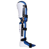 ZHMEZH Knee Joint Corrector, Thigh Knee Joint Calf Foot and Ankle Fracture Fixation Stent, After Surgery Rehabilitation Ankle Foot Care Bracket (Color : M(5.5-7), Size : Right)
