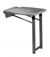 Ponte Giulio 4FAUHS02 Shell Folding Seat with ABS Top & Supporting Legs44; White