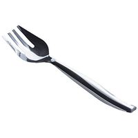 Tableclothsfactory 9.75" - Silver Disposable Plastic Serving Fork-PACK OF 10
