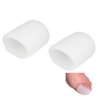 ROSENICE Gel Toe Sleeves Separators Protectors for Bunions Blisters Corns Size L 1 Pair