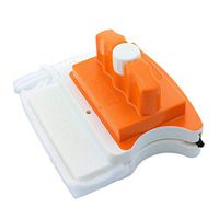 WJUKC Magnetic Double-Sided Window Cleaner Glass Cleaner Double-Layer Hollow Window Glass Wiping Orange for 3-12mm Thickness Glass