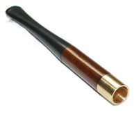 3.9" Short Wood Carved Cigarette Holder /Pearwood Regular