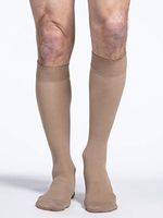SIGVARIS Men’s Essential Cotton 230 Closed Toe Calf-High Socks 30-40mmHg