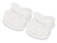 LTWHOME Cotton Replacement Mop Cloth Fit for Quickie Hardwood Floor Mop Model #076 & 076M (Pack of 12)