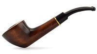 Medium Wooden Tobacco Smoking Pipe “Dakota” for 9 mm Filter