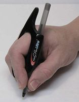 RinG-Pen Ultra Grip Support for Writing and Art Tools (Large, Black)