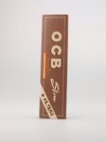 OCB Virgin Unbleached King Size Slim Rolling Papers + Filter Tips Cigarette Papers Smoking Papers Pack of 5 Booklets from Sudesh Enterprises