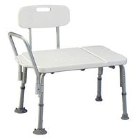 Lumex Heavy Duty Tub Transfer Bench & Shower Chair, 400 lb. Weight Capacity, 7929-1