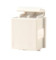 OR-KSB10-88 - Ortronics Blank Keystone Jack, 40 Pack, Cloud White