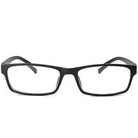 Near-Sightedness Glasses Full Frame Eyewear Myopia Not Reading Glasses -6.0 Diopters Black