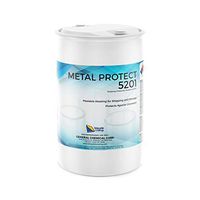 Strippable Coatings MetalProtect 5201 Temporary Protective Peelable Coating - for Handling, Shipping, Storing Metal - UV & Rust Protectant - 55Gal