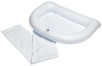 Ableware Inflatable Crescent Shaped Shampoo Basin