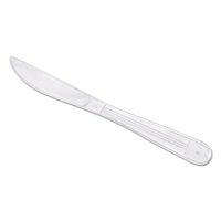 GEN HYWIWKN Wrapped Cutlery, 7 1/2-Inch Knife, Heavyweight, White, 1000/Carton