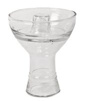 Sahara Smoke Pyrex Vortex Bowl Clear