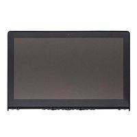 YCLM 15.6 inch Replacement Screen FullHD 1080P IPS LTN156HL09-401 LED LCD Display Touch Screen Digitizer Assembly Compatible with Lenovo Ideapad Y700 Touch-15ISK Type 80NW Series (with Bezel)