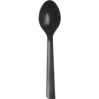 ECPEPS113 - 100% Recycled Content Cutlery, Spoon, 6quot;, Black