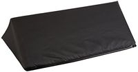 Sammons Preston 45° Therapy Wedge, Black Triangle Wedge Bolster with Foam Padding & Heavy Duty Vinyl Cover for Trunk Positioning, Padded Cushion for Physical Therapy, 24" Long x 10" Wide x 10" High