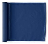 MY DRAP Cotton Cloth Reusable Dinner Napkin - 12.6 x 12.6 In (12 Per Roll, Classic/Navy Blue)