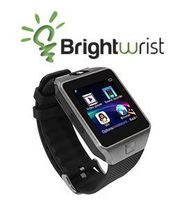 Brightwrist Smartwatch (Satin Black on Silver)