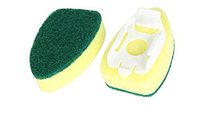 4Pack Dish Wand Refills Sponge Heads, Heavy Duty Dish Wand Brush Replacement Sponge Dish Wands Pads for Kitchen Slink Cleaning