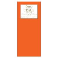 Caspari Solid Tissue Paper in Orange, 40 Sheets Included