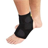 Ankle Brace Open Heel Support for Strains, Sprains, Arthritis, Injury Pain Relief, with Adjustable Straps, Wicking Fabric and Breathable Compression Neoprene for Women and Men (Plus Large)