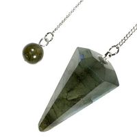 Labradorite Crystal Pendulum by CrystalAge