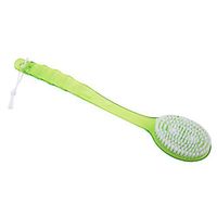 LJSLYJ Long Handle Plastic Soft Bristles Skin Cleaning Back Scrubber Massager Bath Shower Brush，Green