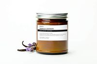 Vanilla Lavender {Classic} Coconut Wax Candle Made with Organic Lavender & Vanilla Essential Oils. 100% Natural with a Hemp Wick