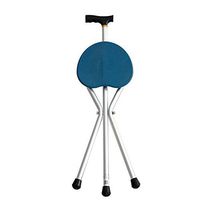 cane Portable Walking Chair Seat Elderly Stool Tripod Non-Slip Folding Multi-Purpose Elderly Disability Medical Aid for Elder Use HOJZ