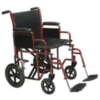 Heavy-Duty Transport Chair Transport Chair - 22"W Seat - Model 562061