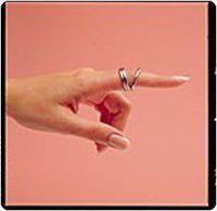 Murphy Ring Splints Stainless Steel, Ring Size: 11, Circ. of joint: 6.9cm - Model A52557