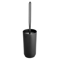 iDesign Austin Toilet Bowl Brush and Holder Set - Matte Black