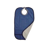 Quick Bib Clothing Protector Navy Blue, Medium
