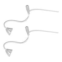 Tweak Hearing Replacement Tubes for Tweak Focus+T and TweakConnect Hearing Amplifiers (Medium (2B) Left, Sleeve Tip)