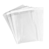 100 Pcs of Ultra Clear Resealable Cello/Cellophane Bags Great for Bakery, Candle, Soap, Cookie, Greeting Cards, and More by CuteBoxCo (3" x 5")