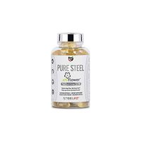 SteelFit Pure Steel AhiFlower® - Plant Based Omega 3 6 9 Oil - Anti Inflammatory Properties - Supports Heart Health - Boost Immune System - Burpless - Vegan - Gluten Free - Non GMO - 90 Vegan Softgels