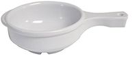 Kinsman Enterprises 15232 Bowl with Handle, 5.25" Diameter, 2" Height, 12 oz, Melamine, Ivory