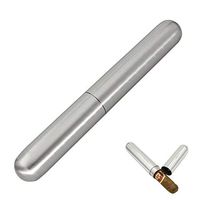 GOODFEER Travel Cigar Tube Smooth Surface Cigarette Case Holder Container