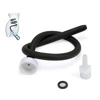 SEYMM Latex Cleaning Anal Shower Head Enema Douche Tube Washing Anus Vaginal Colon Cleaner