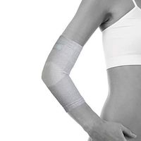 Athletec Sports Bamboo Compression, Elbow Sleeve, Extra Large Grey