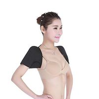 H.Y.FFYH Shoulder Support Heating Pad for Neck and Shoulders for Unisex Muscle Pain Anxiety and Stress Relief with Natural Lavender (Color : Black, Size : L)