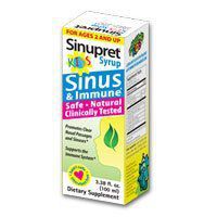 Bionorica - Sinupret Sinus & Immune for Kids, Syrup 3.38 fl oz (100 ml) - Sinupret Syrup for Kids 3.38 fl oz