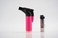 Bundle - 2 Items - Newport Zeus Pink Adjustable Jet Torch Lighter and Patriot Disposable Beer Opener Lighter!