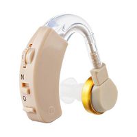 JINGHAO Hearing Aid Amplifier for Seniors, Noise Reduction Small Hearing Enhancement Aid for Adults, Fit to Either Ear
