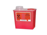 Sharps Container, 2 Gal., Chimney Top, PK5