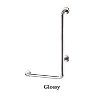 Bathroom support armrests Bathroom Handrail, Bathroom Corner Bathroom Safety Non-slip Handrail, Stainless Steel Handrail, Glossy Material Bathroom, Yayoi goods, anti-slip hand ( Design : Left side )