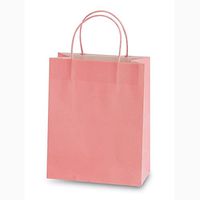 Euro Medium Pastel Pink"Color Savvy" Gift Bags by FLOMO
