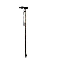 Qi Peng Crutches - Old Man Walking Stick Slippery Old Walking Stick Single Foot Turn Elderly Handcuffs Aluminum Alloy Telescopic Light Walking Stick Crutch